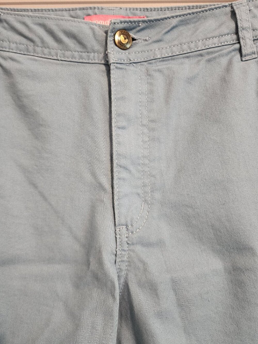 2/$30 Woman Within Modern Fit Blue Jean Shorts - Size 14W - Picture 4 of 11